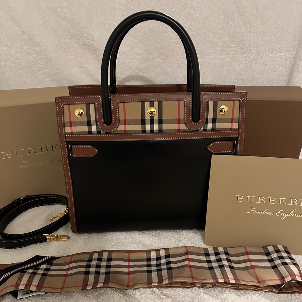Burberry Tote/shoulder crossbody - Picture 2 of 16